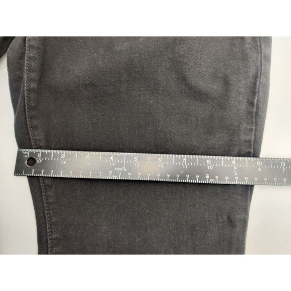 Old Navy 16 Short Mid Rise Kicker Bootcut Black Stretch Denim Womens Jeans - Picture 11 of 11